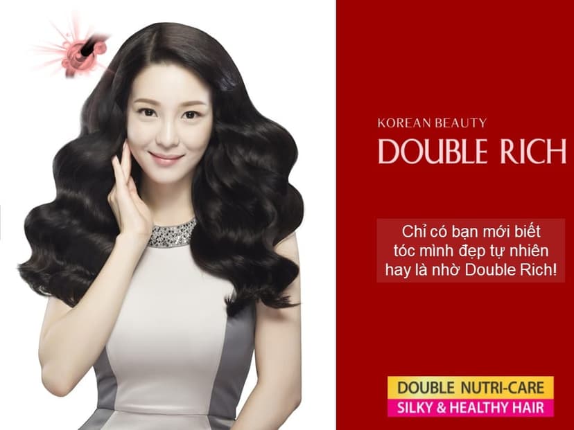 Chỉ có bạn mới biết tóc mình đẹp tự nhiên hay là nhờ Double Rich