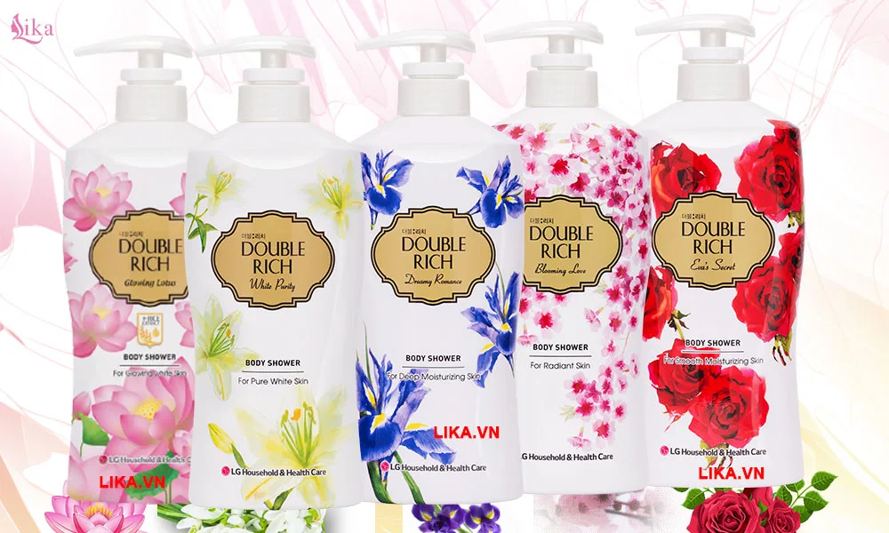 5 Mùi hương Sữa tắm Double Rich Hàn Quốc