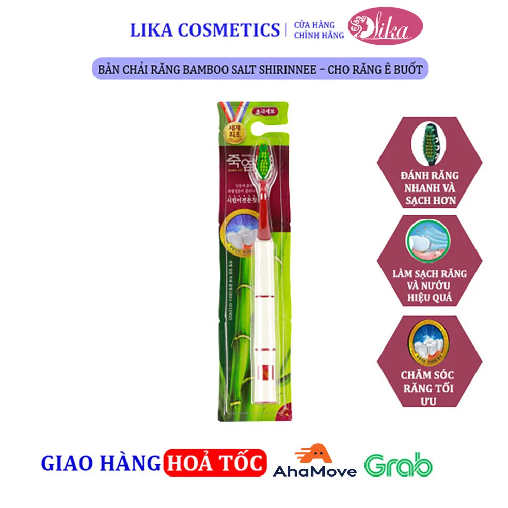 Bàn Chải Răng Bamboo Salt Shirinnee cho răng ê buốt 8 Bàn Chải Răng Bamboo Salt Shirinnee - Cho răng ê buốt