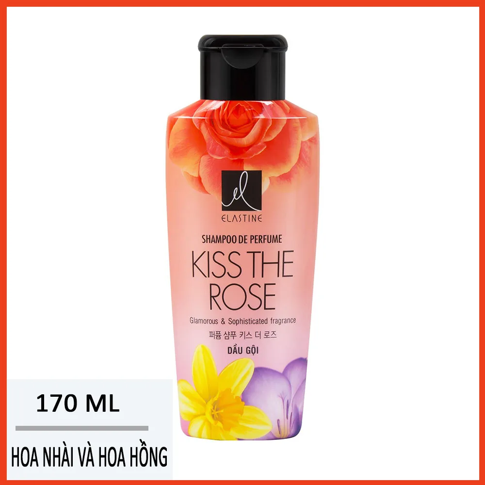 Dầu gội Elastine hương nước hoa Kiss The Rose 170ml