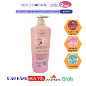 Lika Cosmetics - Mỹ Phẩm Tiêu Dùng Hàn Quốc 69 Dầu gội Elastine hương nước hoa Kiss The Rose 1000ml