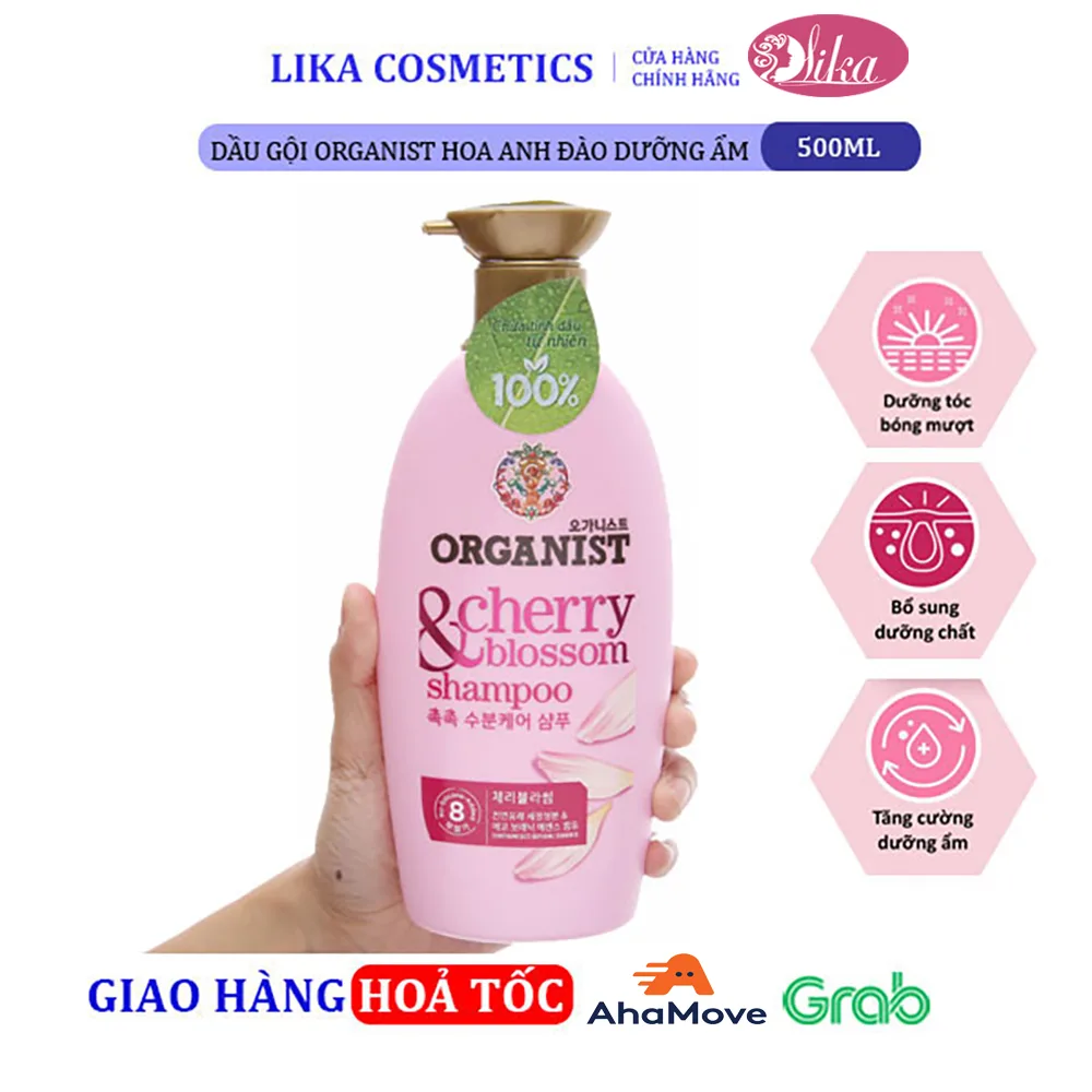 Dầu gội Organist Hoa anh đào dưỡng ẩm 500ml
