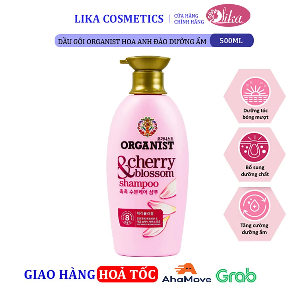 Dầu gội Organist Hoa anh đào dưỡng ẩm 500ml