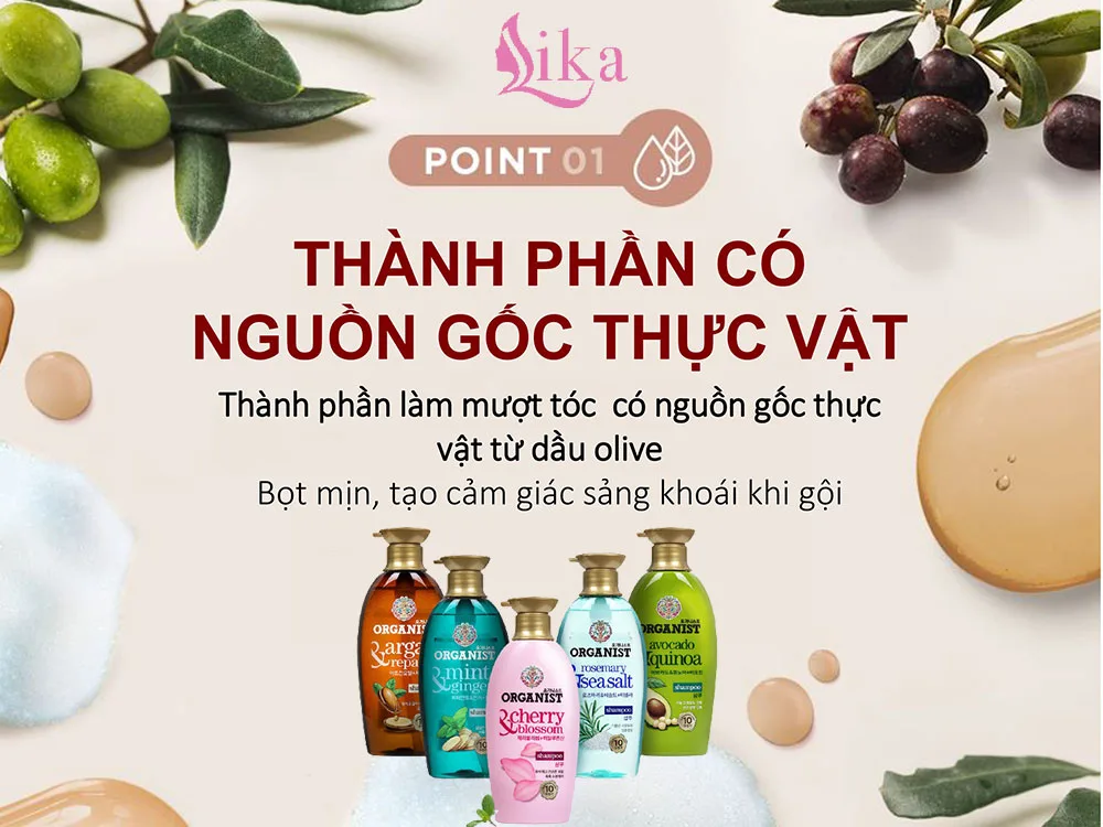 Dầu gội trị gàu có nguồn gốc từ thực vật thiên nhiên
