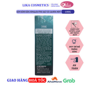 Kem Đánh Răng Bamboo Himalaya Pink Salt Ice Calming Mint 100g
