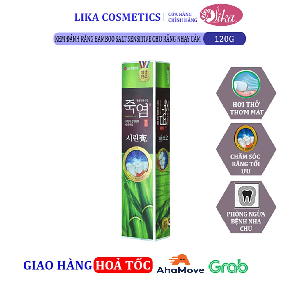 Kem Đánh Răng cho răng nhạy cảm 120g 1 Kem Đánh Răng Bamboo Salt Sensitive Cho răng nhạy cảm 120g