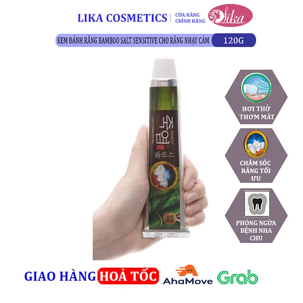 Kem Đánh Răng cho răng nhạy cảm 120g 5 Kem Đánh Răng Bamboo Salt Sensitive Cho răng nhạy cảm 120g