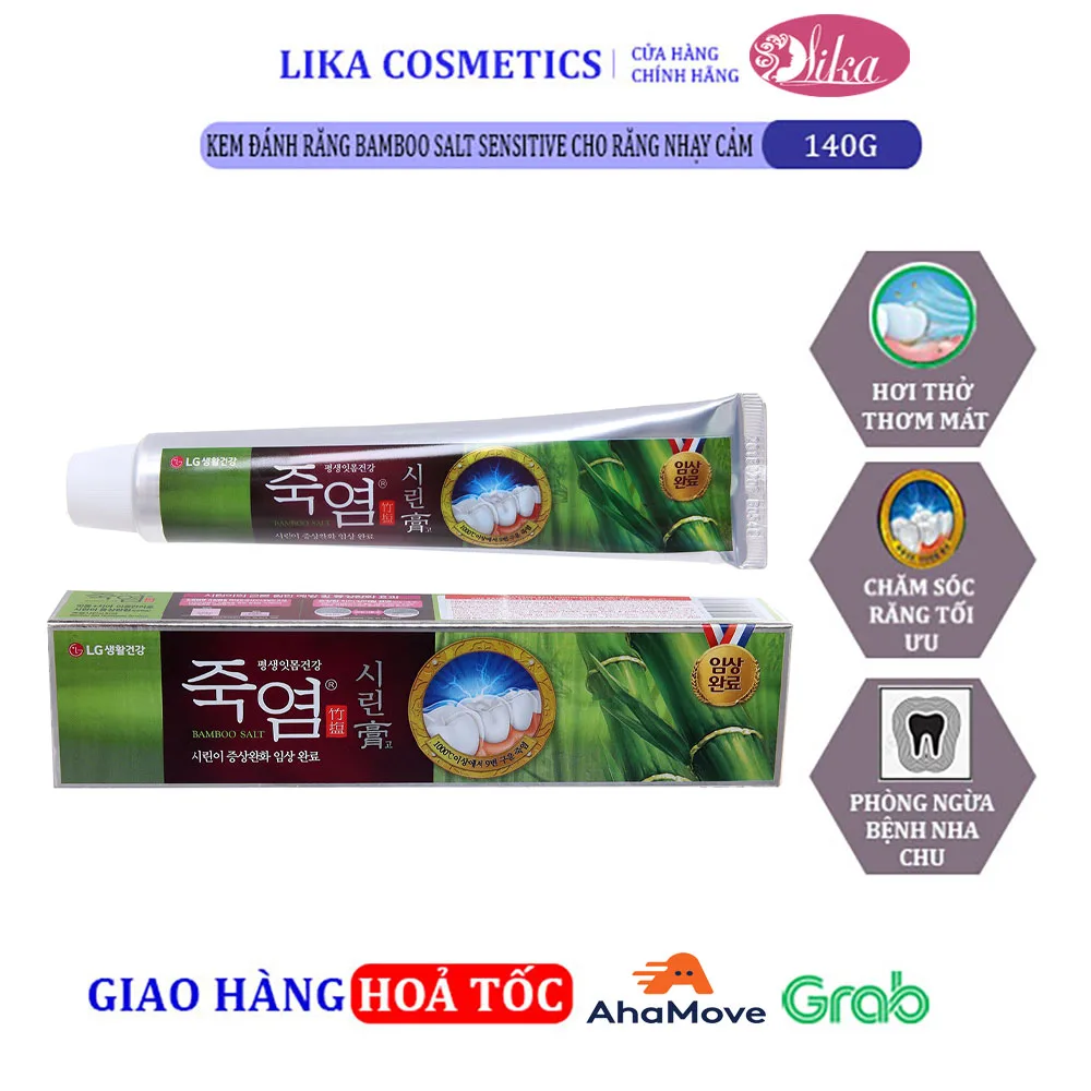 Kem Đánh Răng Bamboo Salt Sensitive- Cho răng nhạy cảm 140g