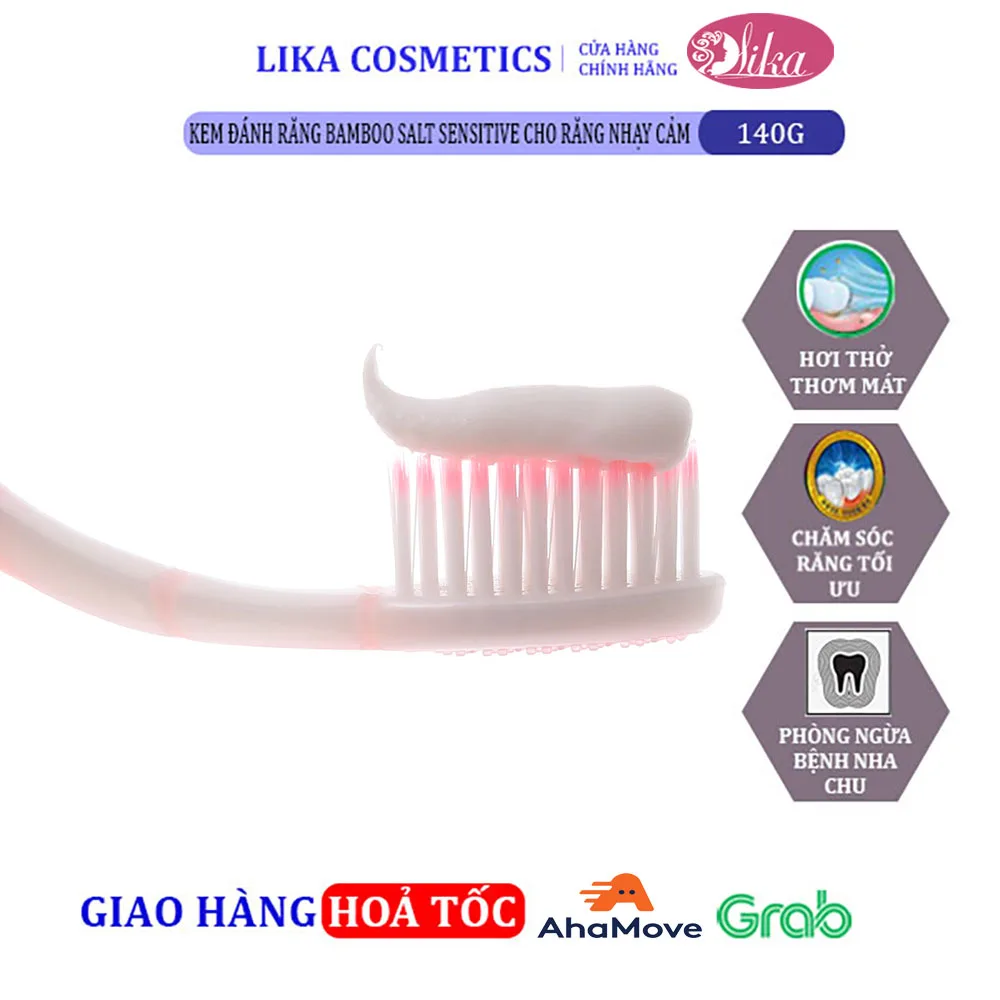 Kem Đánh Răng Bamboo Salt Sensitive- Cho răng nhạy cảm 140g