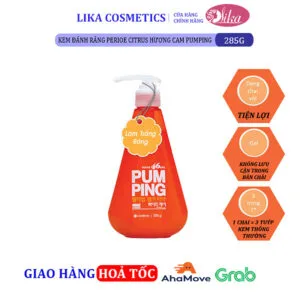Kem Đánh Răng Perioe Citrus hương cam Pumping 285g