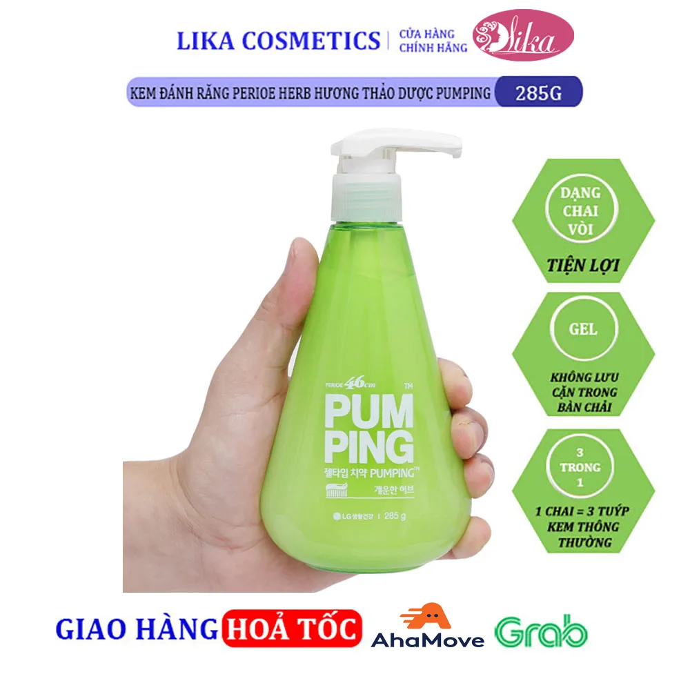 Kem Đánh Răng Perioe Herb Hương Thảo Dược Pumping 285g