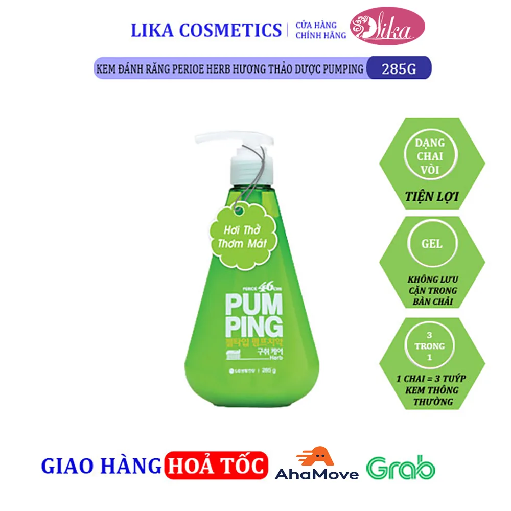 Kem Đánh Răng Perioe Herb Hương Thảo Dược Pumping 285g