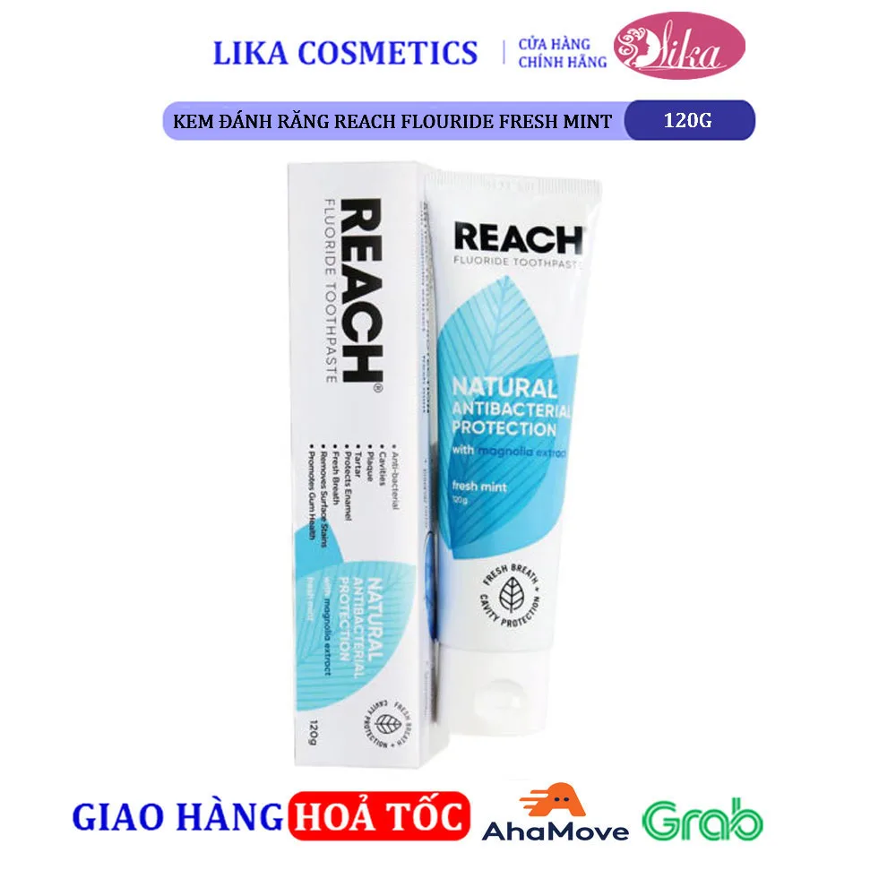 Kem Đánh Răng Reach Flouride Fresh Mint 120g