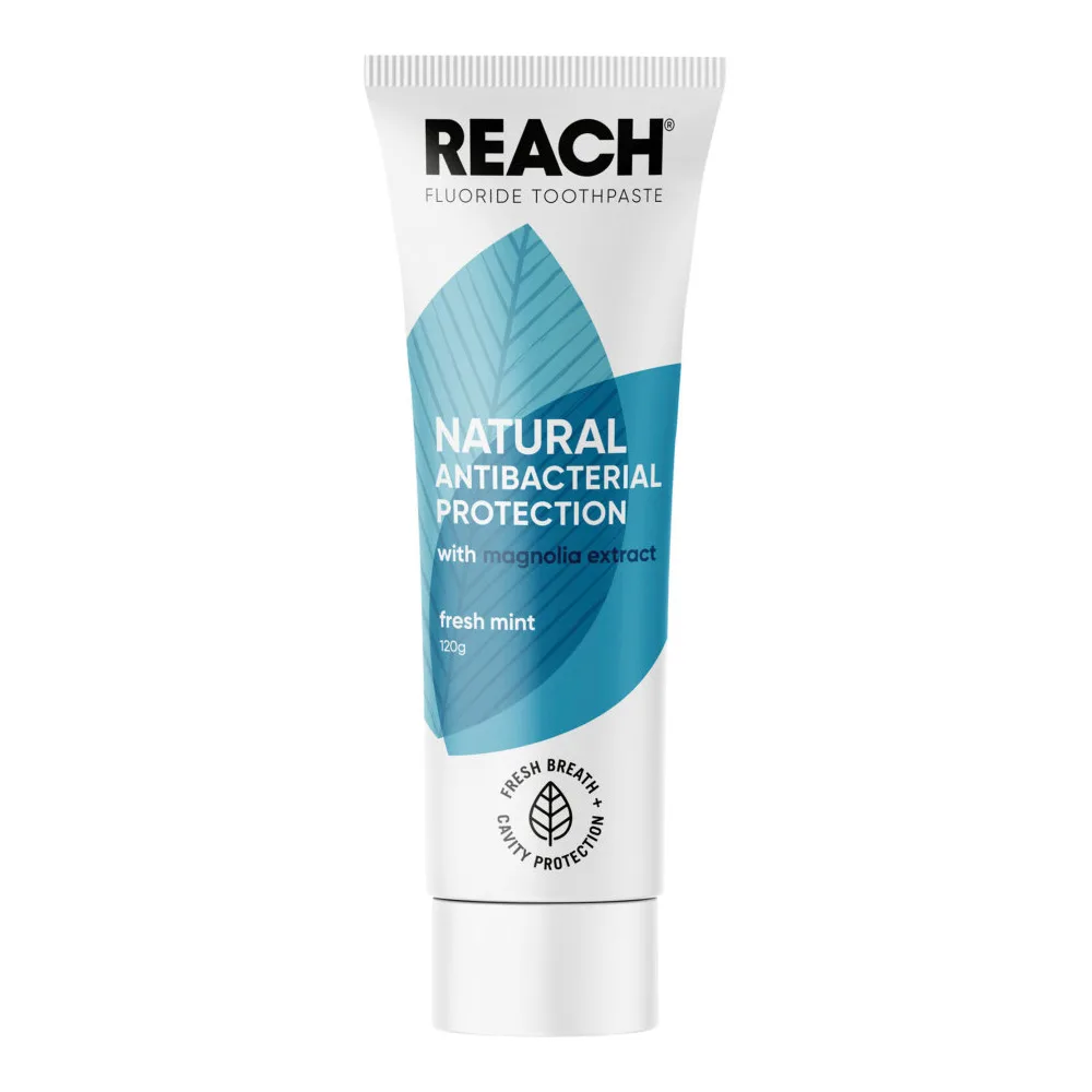 Kem Đánh Răng Reach Flouride Fresh Mint 120g 9 Kem đánh răng Reach Flouride Fresh Mint 120g