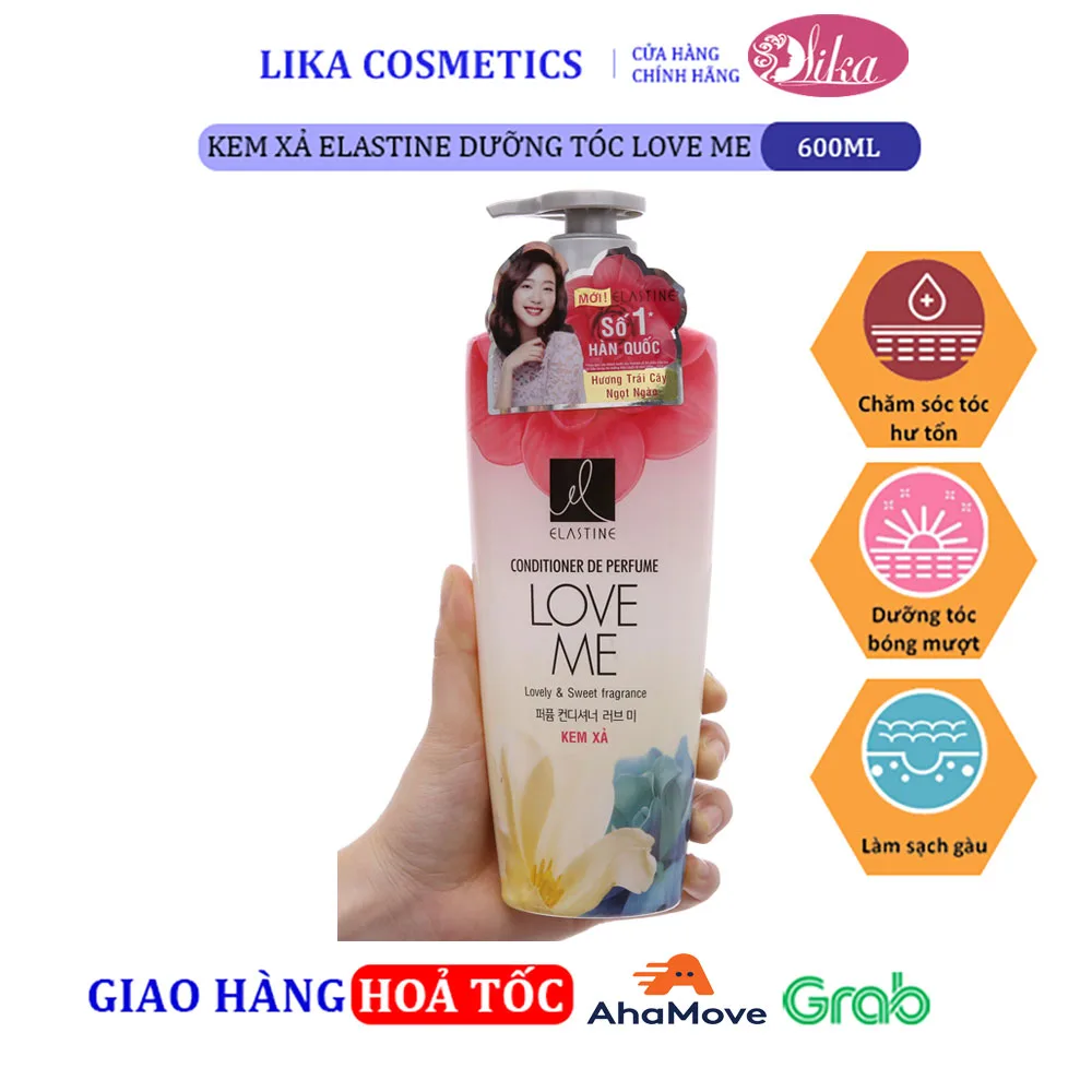 Kem xả Elastine dưỡng tóc Love Me 600ml