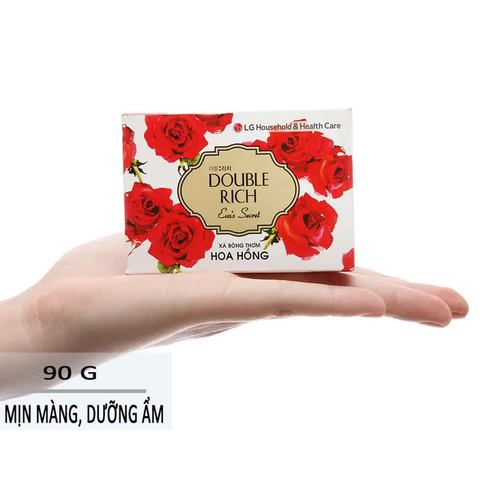 Xà bông Double Rich Hương Hoa Hồng 90g 11 Mô tả Xà bông Double Rich Hương Hoa Hồng 90g