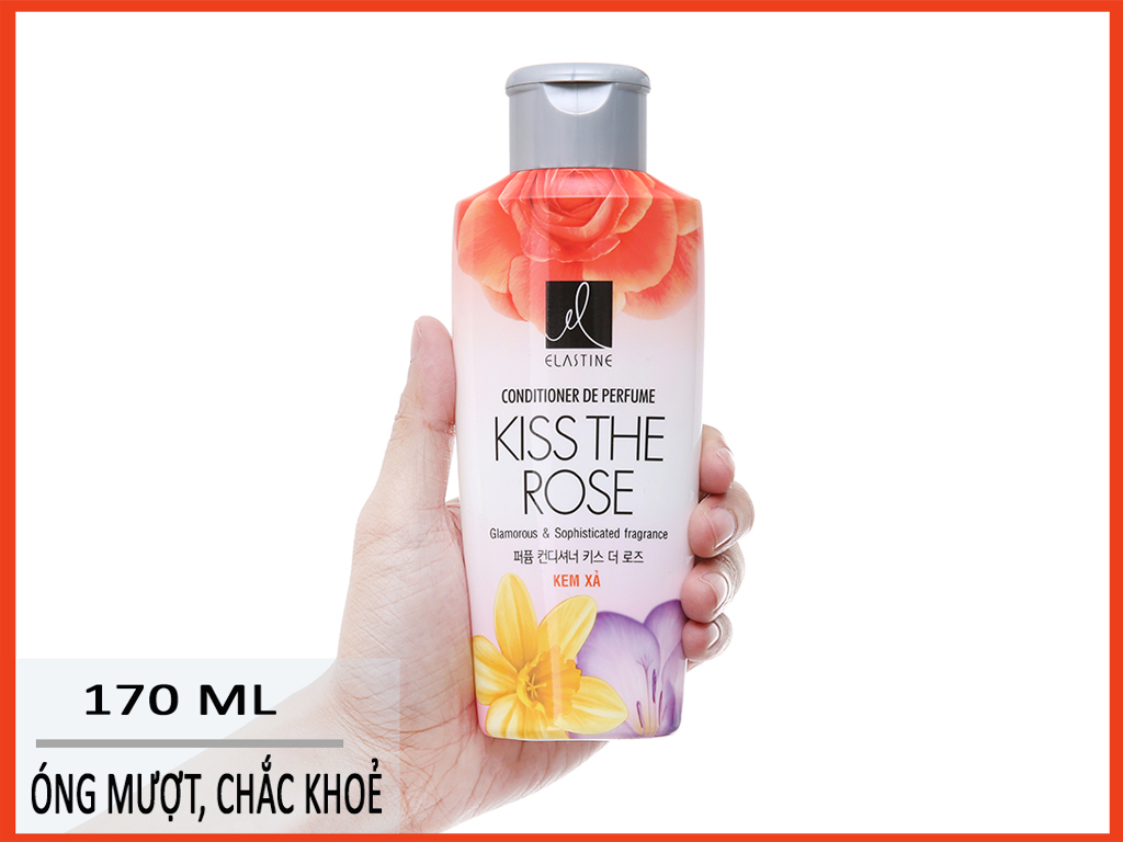Mô tả kem xả elastine dưỡng tóc Kiss The Rose 170ml