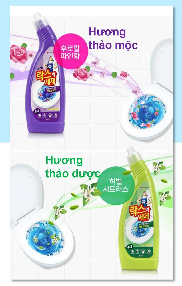 Nước tẩy rửa bồn cầu homestar