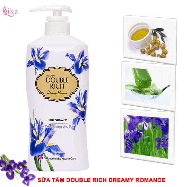Sữa tắm Double Rich Hoa Iris Dreamy Romance