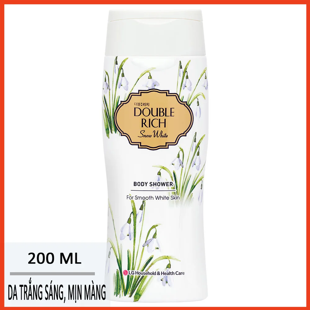 Sữa tắm Double Rich Hoa Xuyên Tuyết 200g 10 Sữa tắm Double Rich Hoa Xuyên Tuyết 200g