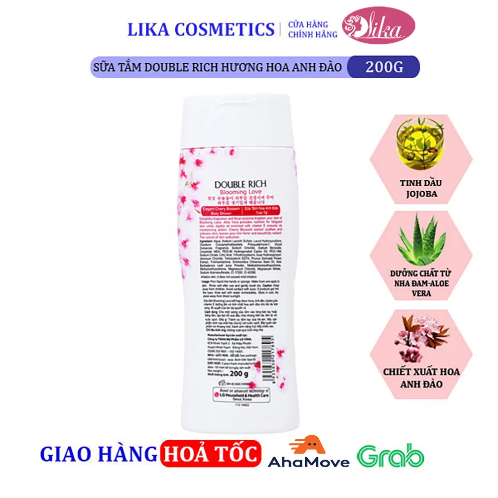 Sữa tắm Double Rich Hoa Anh Đào 200g