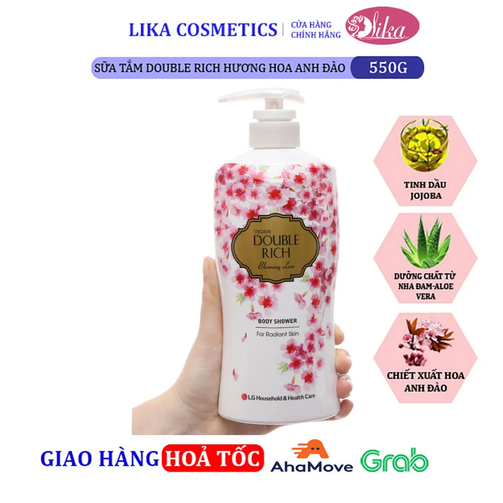 Sữa tắm Double Rich Hoa Anh Đào 550g