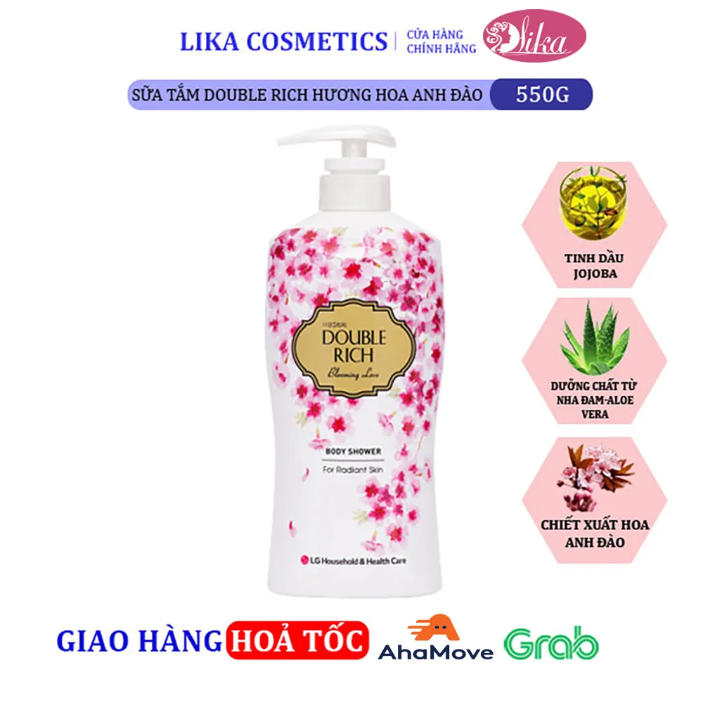 Sữa tắm Double Rich Hoa Anh Đào 550g