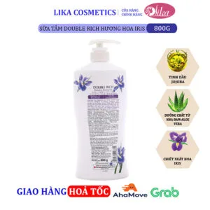 Lika Cosmetics - Mỹ Phẩm Tiêu Dùng Hàn Quốc 51 Sữa tắm Double Rich Hoa IRis 800g