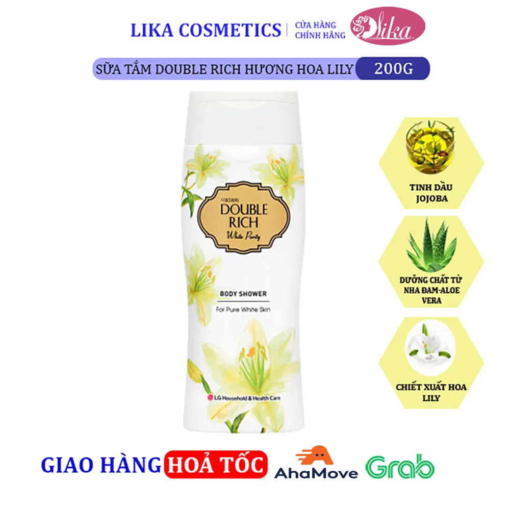 Sữa tắm Double Rich Hoa Lily 200g