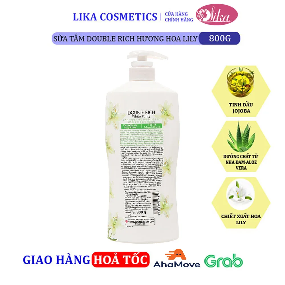 Sữa tắm Double Rich Hoa Lily 800g