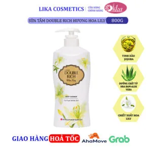 Sữa tắm Double Rich Hoa Lily 800g