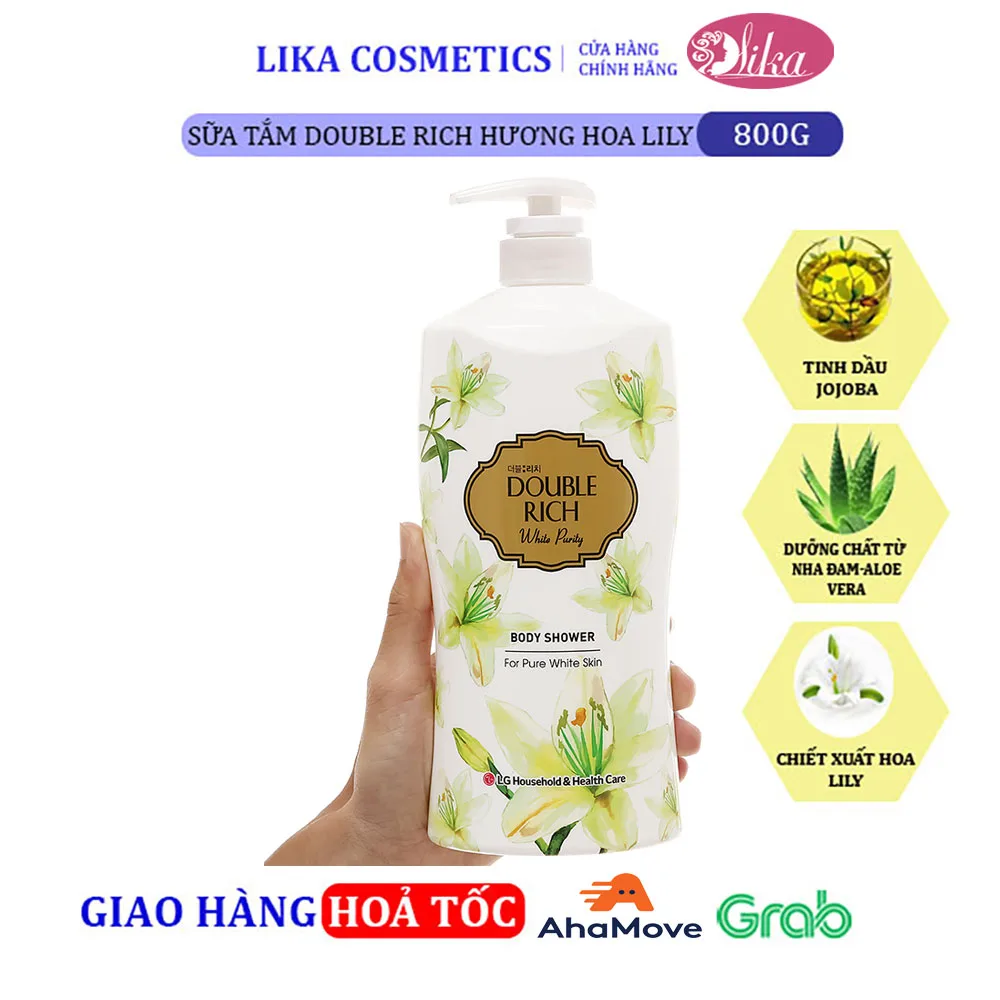 Sữa tắm Double Rich Hoa Lily 800g