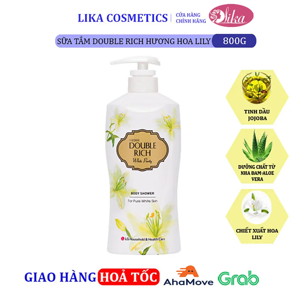 Sữa tắm Double Rich Hoa Lily 800g