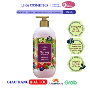 Sữa tắm On The Body Natural Blueberry & Raspberry 500g