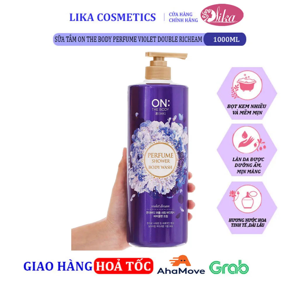 Sữa tắm hương nước hoa Perfume Violet Dream 1000g 5 Sữa tắm OTB Perfume Violet Dream 1000g