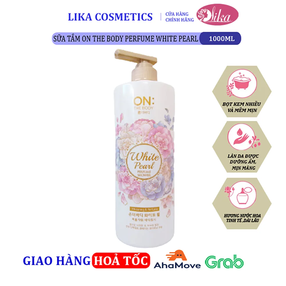 Sữa tắm On The Body Perfume White Pearl 1000g