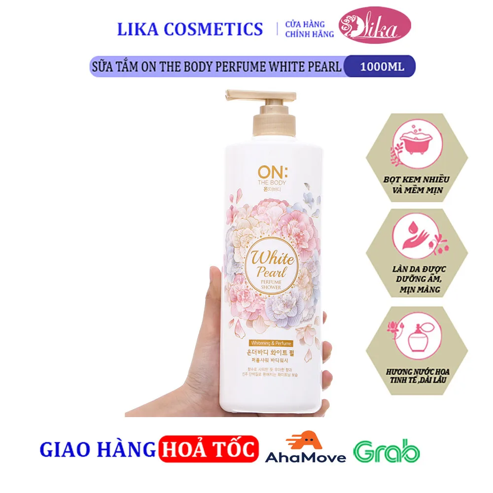 Sữa tắm On The Body Perfume White Pearl 1000g