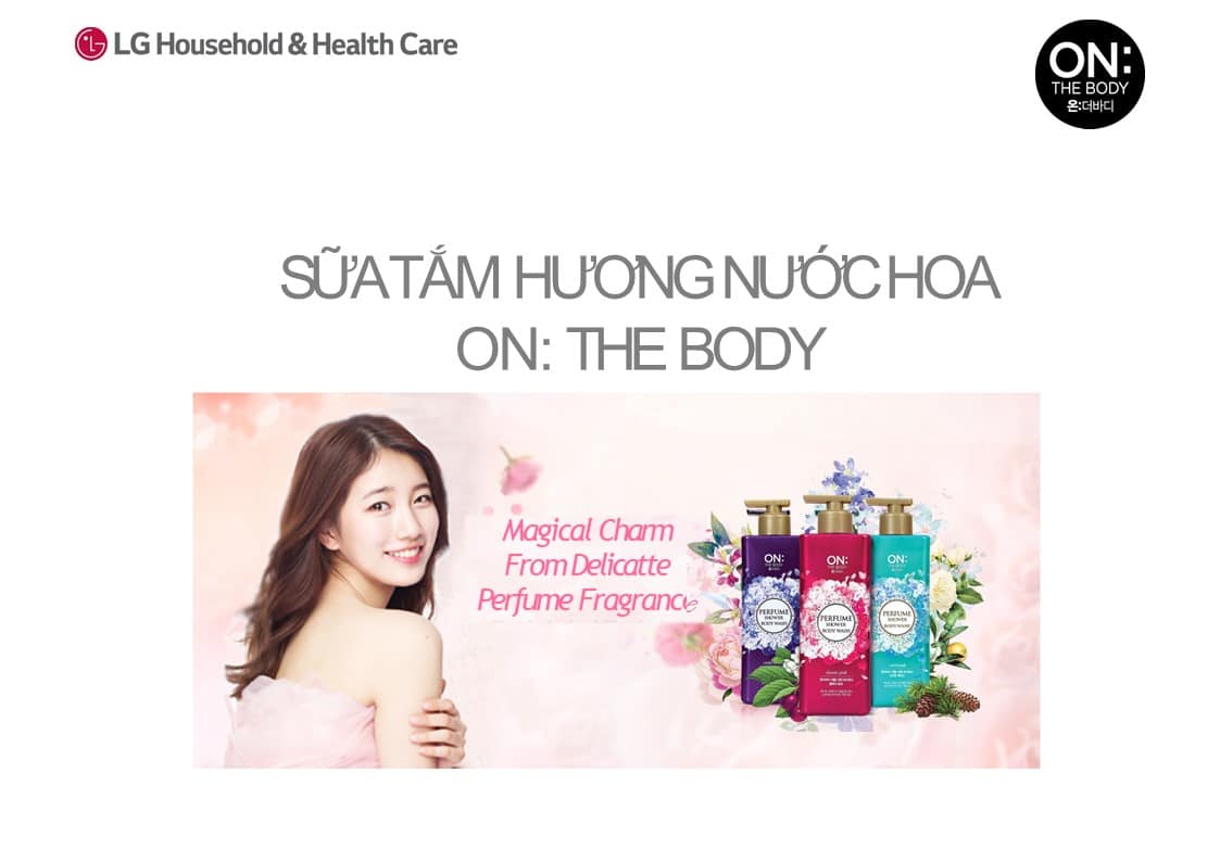 Sữa tắm On The Body Perfume Secret Jade 500g 8 Sữa tắm hương nước hoa On The Body