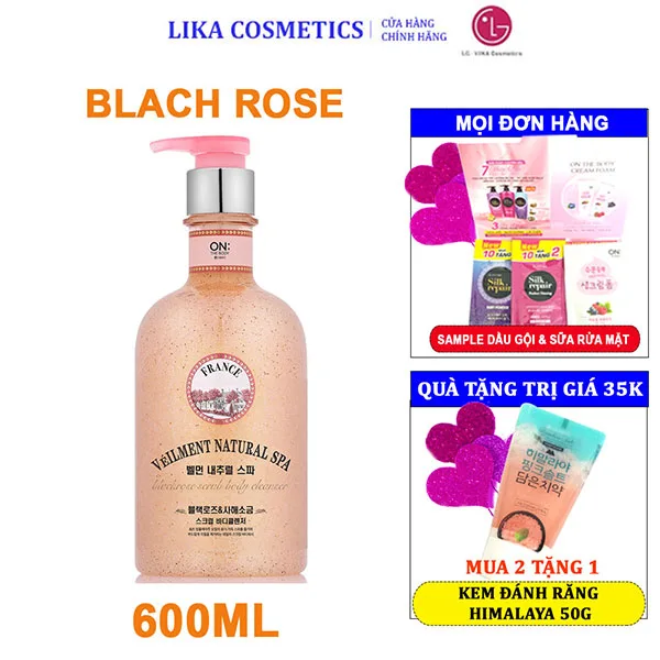 Sữa tắm Veilment spa Back rose