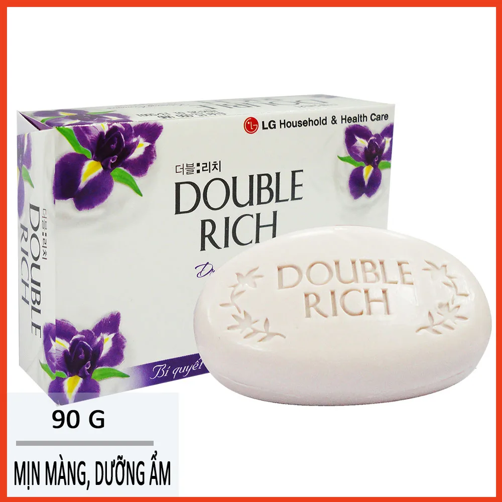 Xà bông Double Rich Hương Hoa IRis 90g 13 Xà bông Double Rich Hương Hoa IRis 90g