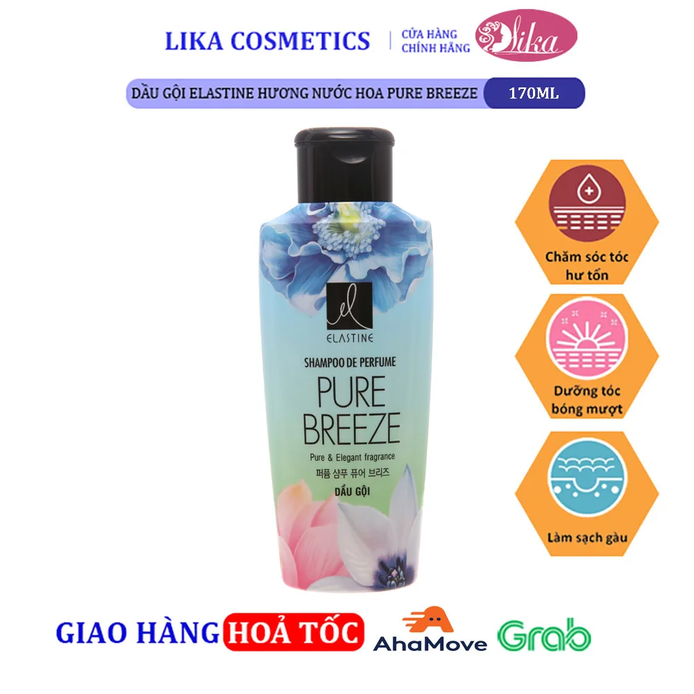 Dầu gội Elastine hương nước hoa Pure Breeze 170ml