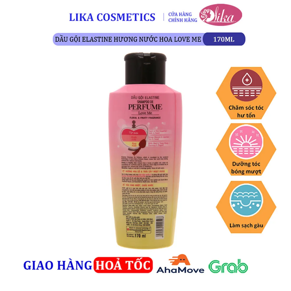 Dầu gội Elastine hương nước hoa Love Me 170ml
