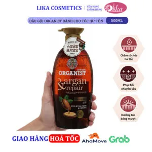 Lika Cosmetics - Mỹ Phẩm Tiêu Dùng Hàn Quốc 71 Dầu gội Organist Tinh dầu Morocco Argan 500ml