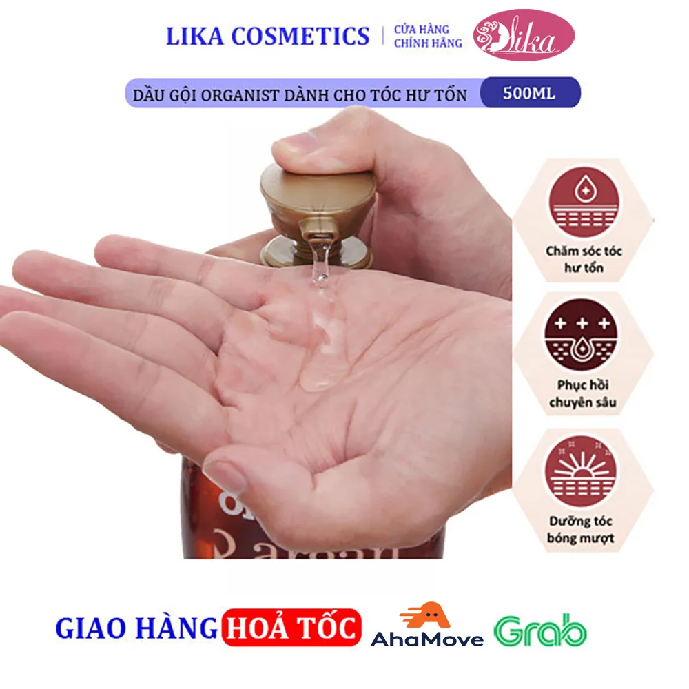 Dầu gội Organist Tinh dầu Morocco Argan 500ml