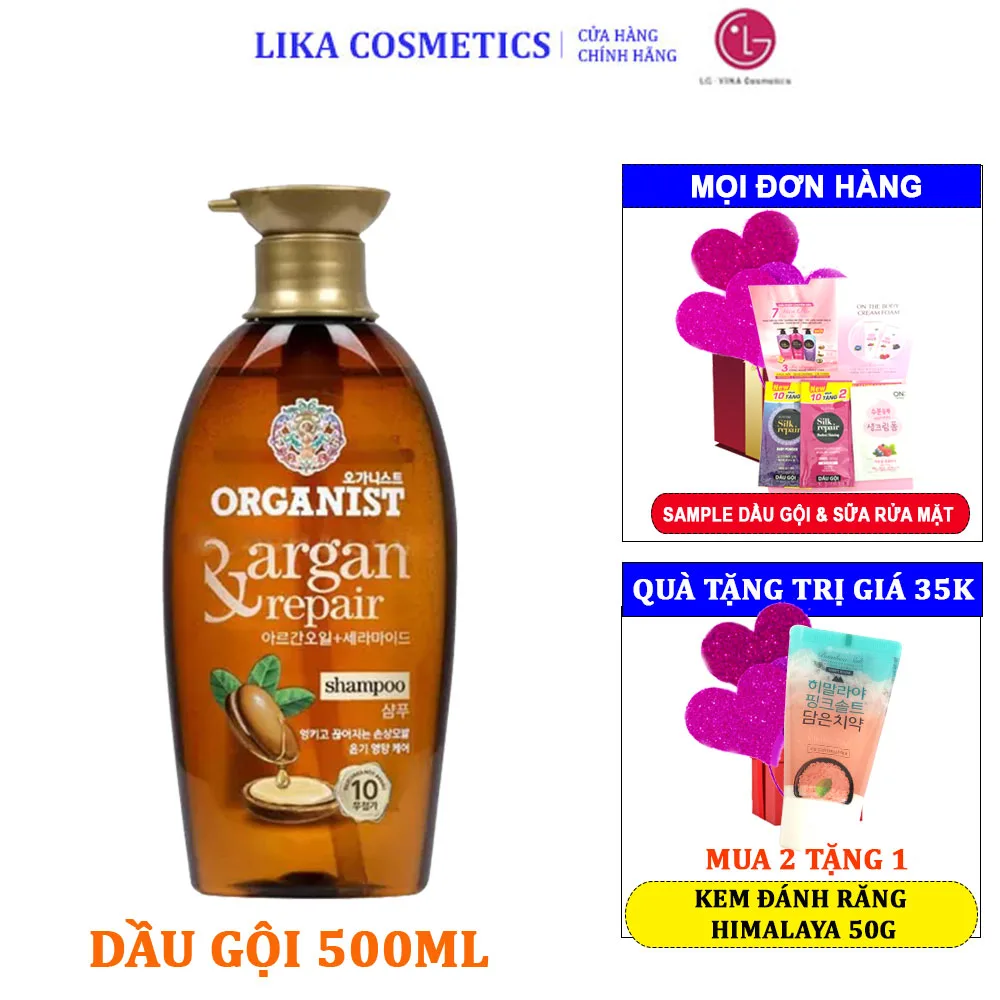 Dầu gội organist hàn quốc