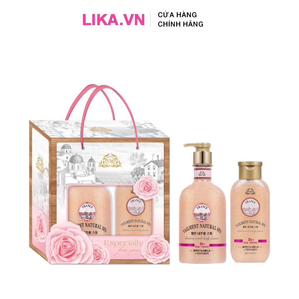 Hộp Quà 1 Sữa tắm OTB Spa 600g Tặng 01 Sữa tắm OTB Spa 200g