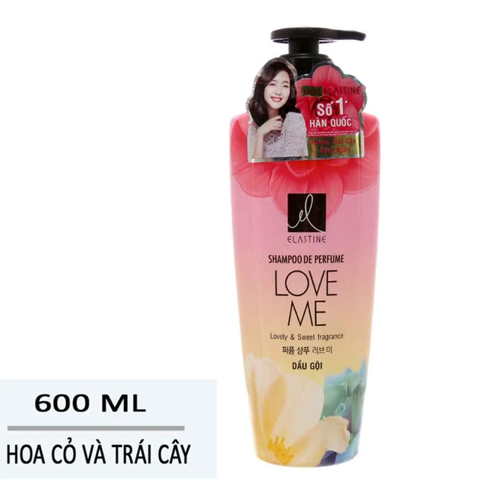Dầu gội Elastine hương nước hoa Love Me 600ml 7 Mô Tả Dầu Gội ELastine Hương Nước Hoa Love Me 600ml