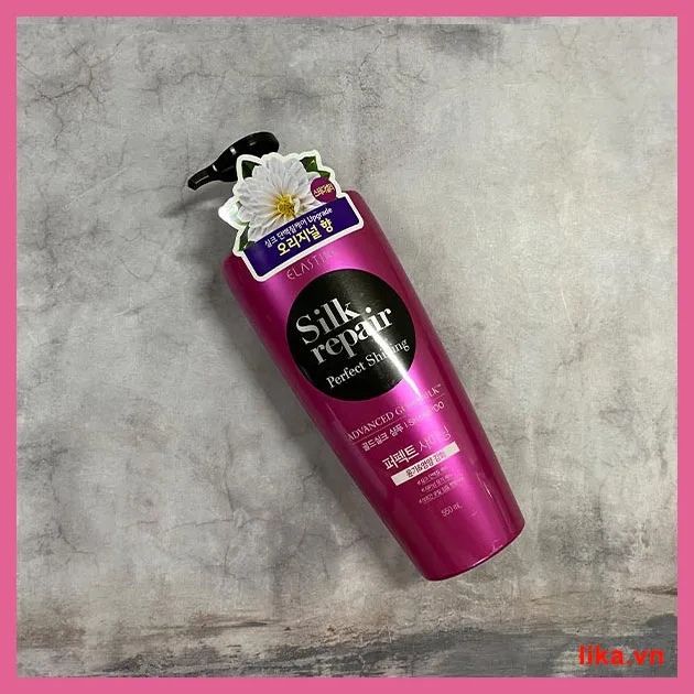 Dầu gội Elastine Silk Repair Perfect Shining 550ml 13 Mua Dầu gội Elastine Silk Repair Perfect Shining 550ml