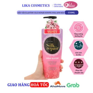 Dầu gội Elastine Silk Repair Hương Hoa Anh Đào 550ml