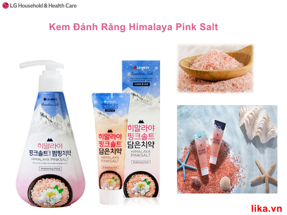 Kem đánh răng Himalaya Pink Salt Hàn Quốc